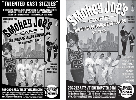 Smokey Joe's Cafe Print Ads