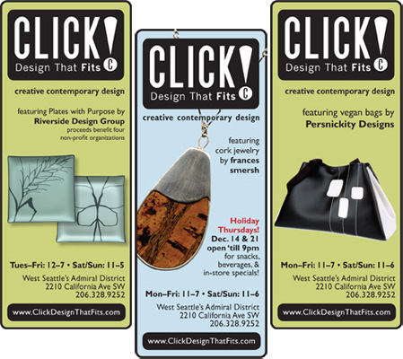 Web Ad for Click! Design That Fits