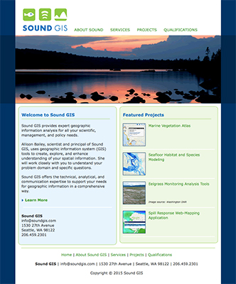 Sound GIS website