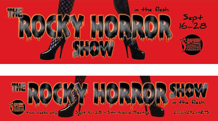 Transit and Marquee for The Rocky Horror Show