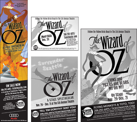 Wizard of Oz Print Ads